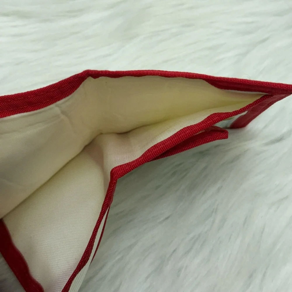 U.S. OLYMPIC COMMITTEE - RED WHITE BLUE NYLON USA TRIFOLD VELCRO WALLET